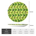 thumbnail image 2 of Honeii Kiwi and Avocado Print Elegant Bone China Decorative Plate, Porcelain Plate,Art Crafts,Ceramic Ornaments for Home Office Wall Decor-8in, 2 of 6