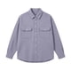 thumbnail image 4 of Top Abrigo Hombres Color Sólido Manga Larga Botón Cuello Moda Casual Verano Al Aire Libre Diario, 4 of 7