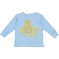 thumbnail image 3 of Inktastic Aloha- with multicolor yellow pineapple Boys or Girls Long Sleeve Toddler T-Shirt, 3 of 5