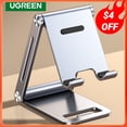 thumbnail image 2 of Soporte para teléfono UGREEN soporte de aluminio para teléfono móvil soporte para tableta soporte para teléfono móvil para iPhone 13 12 Xiaomi Samsung Huawei Tan Jianjun unisex, 2 of 2