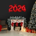 thumbnail image 2 of LCXmlly Party Photo Backdrop Bright Color Number Balloon Decoration Inflatable Widely Used 2024 New Year Party Ornament, 2 of 9