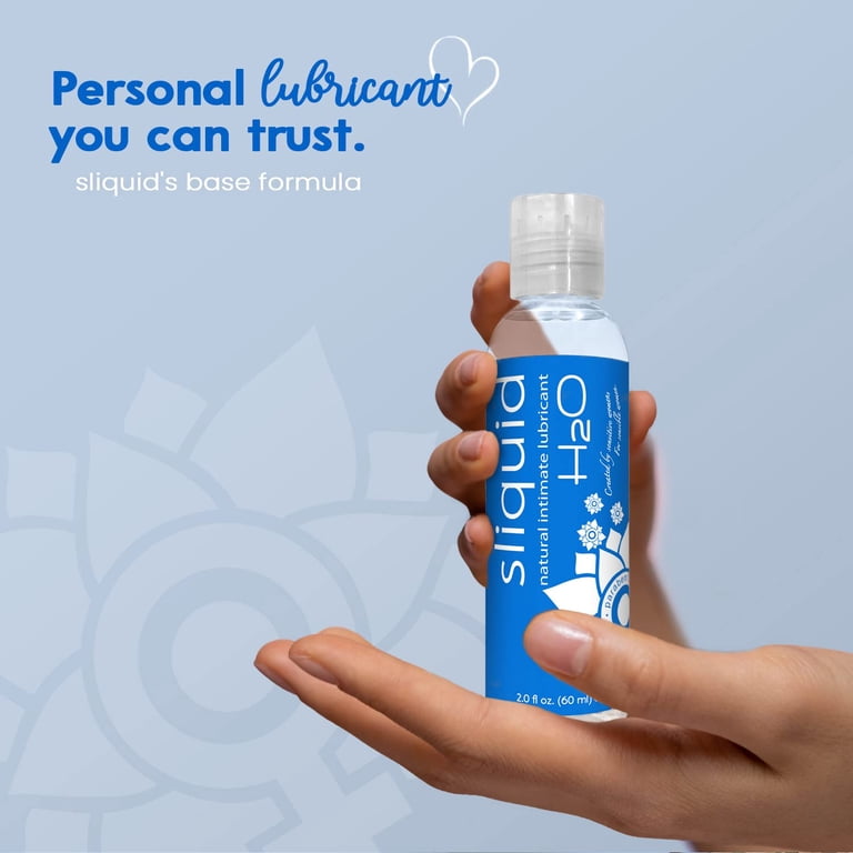 Sliquid Naturals H2O Personal Lubricant, 2 oz, Water-Based Sliquid Naturals H2O Personal Lubricant, 2 oz, Water-Based