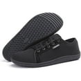 thumbnail image 2 of Canvas Sneaker Slip On Non Slip Casual Shoes Lace Up Canvas Low Top White Shoes Loafers Fashion Black Sneaker, 2 of 12