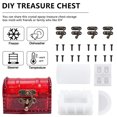 thumbnail image 4 of Neinkie 1 Set Silicone Epoxy Resin Storage Box Mold with Locks Screws Easy Clean Craft Tool Reusable DIY Treasure Chest Casting Mold Home Decoration, 4 of 9