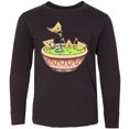 thumbnail image 3 of Inktastic Nachos Partying in Guacamole Long Sleeve Youth T-Shirt, 3 of 5
