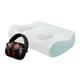 thumbnail image 4 of Almohadillas para los oídos con orificios para perforar las orejas, con cancelación de ruido, transpirables y ergonómicas, con espuma viscoelástica. Azul claro, 4 of 8