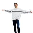 thumbnail image 7 of Youpwaven Secret Message Matching Couples Hoodies I Love You Thiiiiiis Much Valentines Sweatshirt Letter Graphic Pullover Top for Mens Womens Valentines Day Couples Outfits Clothes Size S-3XL, 7 of 7