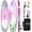 Gradually pink, variant on BOSSIN 11' Inflatable Stand Up Paddle Board, Extra Wide SUP with 450LB Capacity & Non-Slip EVA Deck, Lightweight Stable Design for Adults Youth All Skill Levels, Ideal for Fishing Yoga