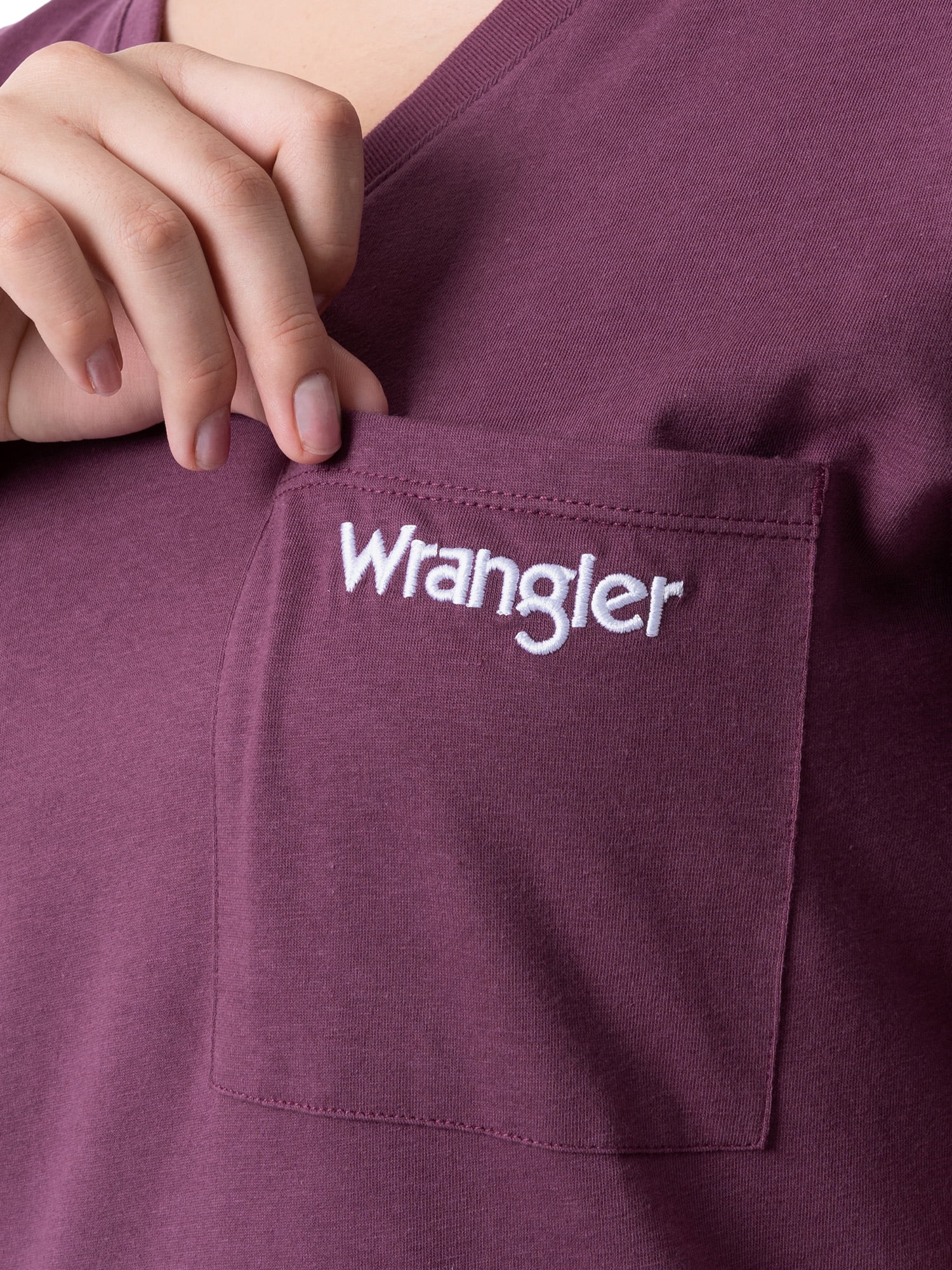 Wrangler Women's Short Sleeve V-Neck Sleepshirt, S-4X