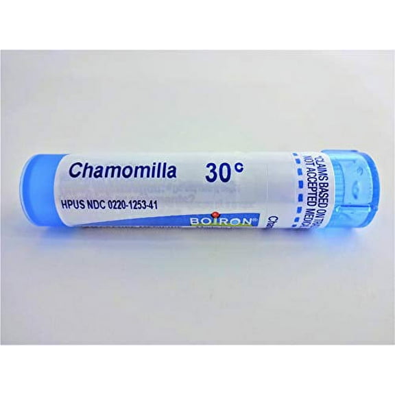 Boiron Chamomilla 30c, 80 Pellets Per Tube (2 Tubes)