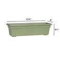 thumbnail image 6 of Root & Vessel Countryside Flower Box, Sage, 24", 6 of 6
