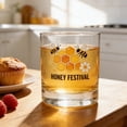 thumbnail image 2 of Bee Festival Glass Cup ,Clear Water Cup with Cute Bee Pattern,Easy Clean,3.4 oz, for Sparkling Water,Coffee Mugs ,Tea, , Cup,Beverage Cup, 2 of 7