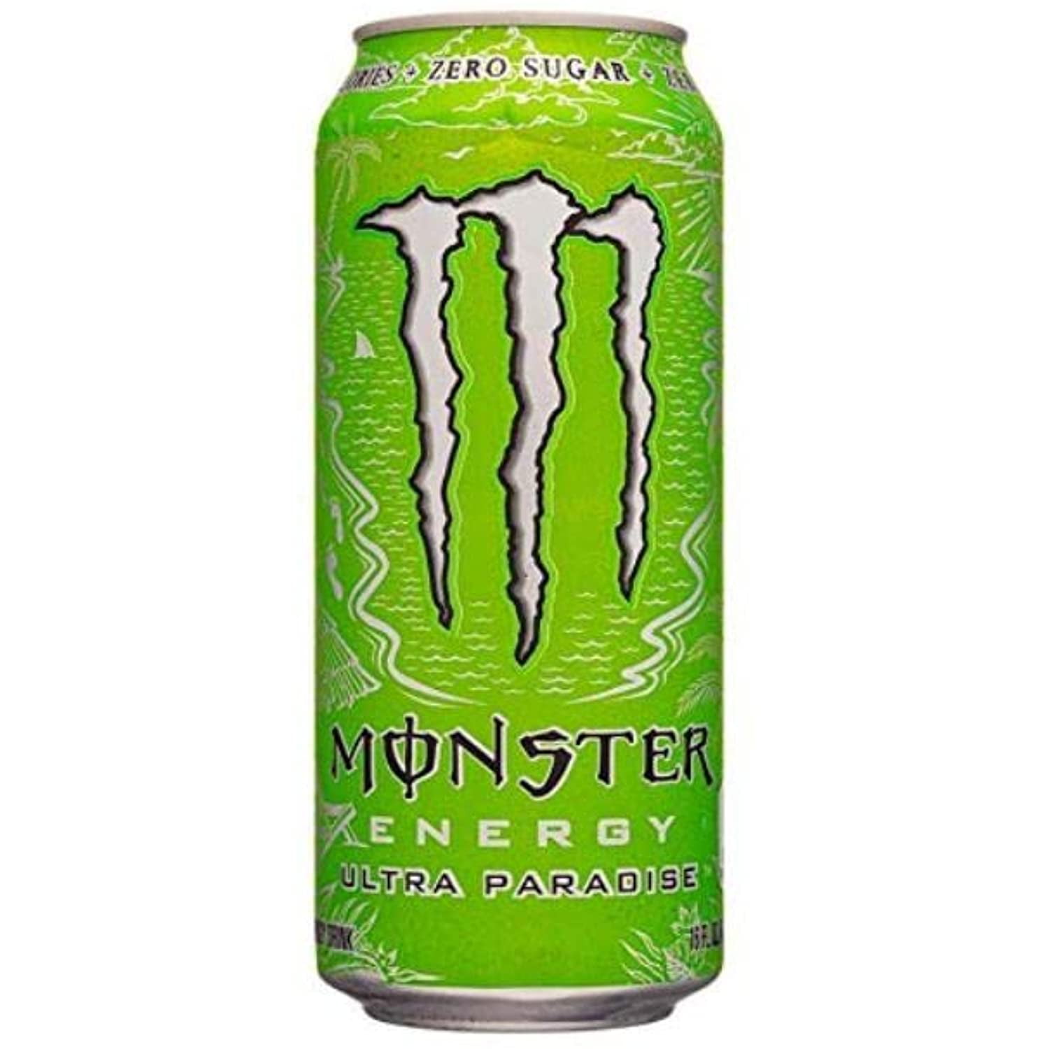 Monster Energy Drink Ultra Variety - 16 Ounce (Pack Of 12) And Stinger Pomegranate Passionfruit Chews