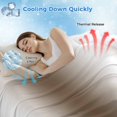 thumbnail image 3 of Brown White Ombre Cooling Blanket,Lightweight Breathable Summer Throw Blanket with Double Sided Cold Effect,Vintage Minimalist Country Gradient Picnic Blankets Bed Sheet for Hot Sleepers 60"x80", 3 of 8