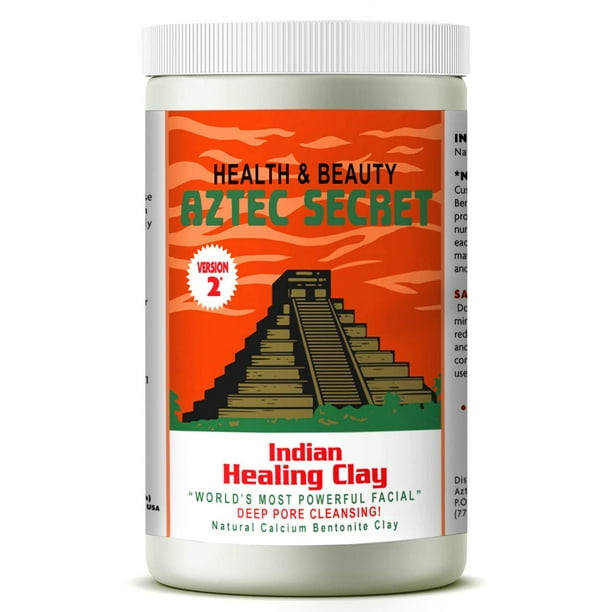 Aztec Secret Indian Healing Clay 2 lb. Deep Pore Cleansing Facial & Body Mask The