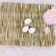 thumbnail image 2 of Colchón de paja tejido para animales pequeños, cama para conejos, nido, juguetes para masticar, juguetes para cama de cobaya, loro, conejo, hámster, rata (juego de 3) (3 colchones de paja), 2 of 5