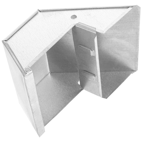 LOLIPPYY Silver Metal Feeder Rabbit Food Feeder Box for Small Pet Storage and Cage Accessory