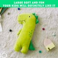 thumbnail image 5 of Almohada de dinosaurio de peluche para niños, suave, ideal para viajes y para el hogar, tamaño grande, 50 cm, 5 of 5