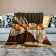 thumbnail image 2 of Creowell Bread Basket Table Throw Blanket for Couch Sofa Bed Office Travel Camping School All Seasons Soft Plush Blanket - Flannel Material 50x60in, 2 of 6