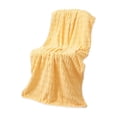 thumbnail image 2 of Vfedsrsge Coral Fleece Hand Towel 14x30 Inches - Ultra Soft Highly Absorbent Lint-Free Face Towel for Bathroom, Hair Drying, Gym, Travel - Plush Polyester Handkerchief, Yellow, 2 of 6