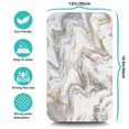 thumbnail image 6 of Grey Abstract Marble Dish Drying Mat Absorbing Drying Mat for Kitchen Counter Folding Kitchen Drying Mat for Kitchen Counter (19.5x12in,Set Of 2), 6 of 7