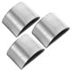 thumbnail image 1 of Cello Bow Ferrule Copper Replacement Part for Repair Use Silver Color 3 Pieces, 1 of 5