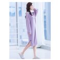 thumbnail image 2 of Qarigey Botones de camisón Transpirable Bolsillos de manga larga Invierno Mujer Ropa de dormir Ajustable Piel Amigable Vestido de dormir Pijama Pijama METRO Qarigey AP012969-01, 2 of 6