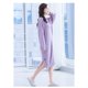 thumbnail image 5 of Qarigey Botones de camisón Transpirable Bolsillos de manga larga Invierno Mujer Ropa de dormir Ajustable Piel Amigable Vestido de dormir Pijama Pijama METRO Qarigey AP012969-01, 5 of 6
