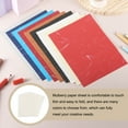 thumbnail image 4 of Uxcell Natural Fiber Mulberry Paper Sheets Tissue Washi Paper Design for DIY Craft Origami Card Making Cream White 6x8 Inch, 4 of 7