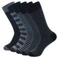 thumbnail image 1 of Men’s Dress Socks - Lightweight Comfort Crew Sock (5 Pairs), 1 of 7