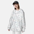 thumbnail image 5 of Goofa Household Appliances Printed Women's UPF 50+ Sun Protection Hoodie Jacket Lightweight Long Sleeve Sun Shirt for Women with Pocket Hiking Outdoor-Small, 5 of 9