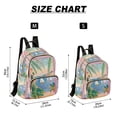 thumbnail image 2 of FORMRS Mini Backpack Purse for Women Quilted Travel Daypack Casual Shoulder Bag, Pink Seaside Boat, 2 of 7