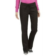 Med Couture Freedom Pant with Yoga Inspired Waistband, Black with Raspberry, Large Tall