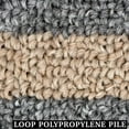 thumbnail image 7 of Custom Size Anti-Slip Machine Washable Loop Pile Bordered Dark Gray Runner Rugs ( 50' x 36"), 7 of 7