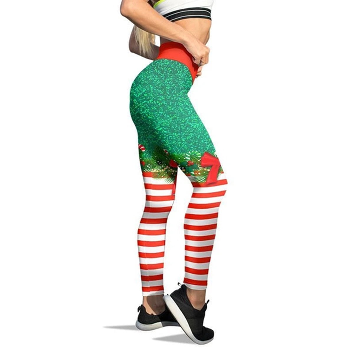 High Waist Elastic Tights Pants 