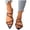Black, variant on Womens Pointed Toe Flat Sandals Thin Strappy Open Toe Breathable Slide Slippers Casual Summer Comfort Shoes