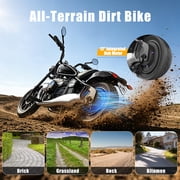 SaveJoy BMW Licensed Kids Electric Motorcycle, 24V Kids Electric Dirt Bike, 280W Powered Ride On Motorcycle with Removable Training Wheels, Suspension, Black
