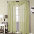 thumbnail image 1 of Abri Rod Pocket Crushed Sheer Window Treatement 100-Percent Polyester ( Sold as Single Panel OR Scarf ), 1 of 2