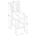 thumbnail image 5 of EDBU3-MAH-LC 3 Pc pub Table set - high Table and 2 Kitchen bar stool., 5 of 5