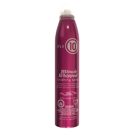 It’s A 10 Miracle Whipped Finishing Spray Spray 10 Oz, Super Hold, Retains Volume And
