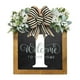 thumbnail image 2 of XWSHYW Decoraciones para El Hogar Corona Decorativa para Puerta de Entrada con Apellidos Durante Todo El Año, Placas Colgantes Delante de La Puerta, 2 of 3