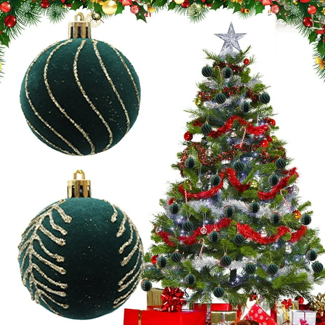 Christmas Decorations Outdoor Hangs Flocked Christmas Tree Tabletop Festive Decor For Home Window Display & Holiday Atmosphere Household pendant