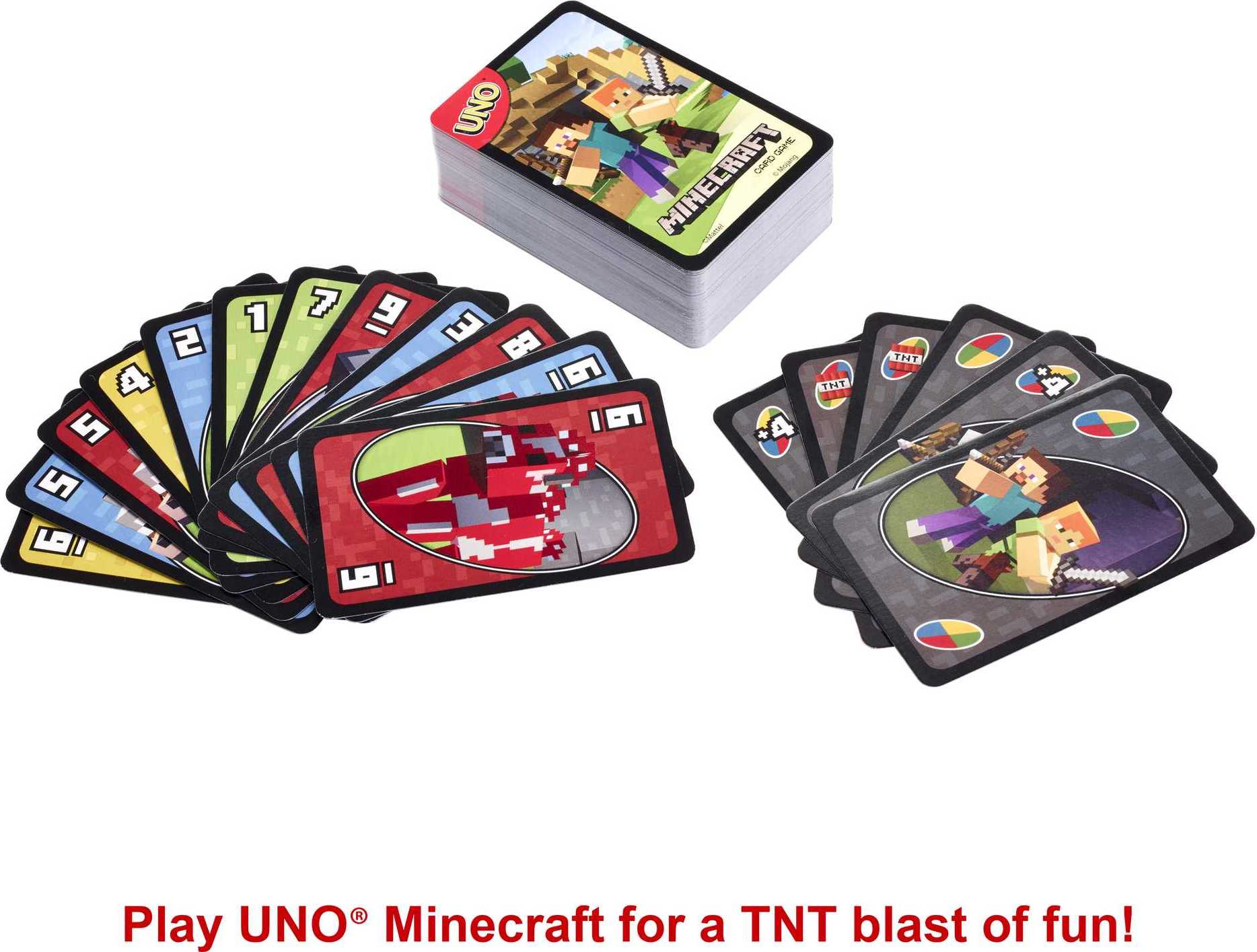 UNO Minecraft Card Game for Kids & Family, 2-10 Players, Ages 7 Years & Older - image 3 of 6