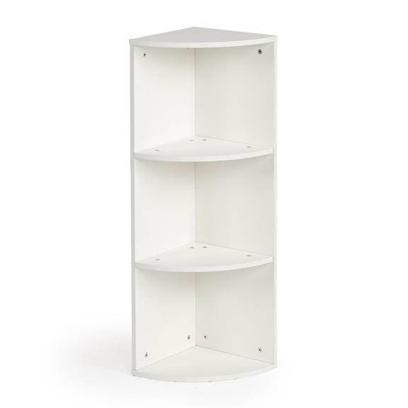 HOMYLIN Arch Storage Cube Shelves, Librería/Libro/Almacenamiento, 3 Niveles, Blanco