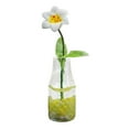 thumbnail image 3 of guohui Doll House Mini Flower Model Miniature Flower with Glass Vase for 1:6 1:12 Scale White lily, 3 of 9