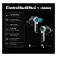 thumbnail image 4 of Audífonos Bluetooth Gamer Inalámbricos Malubero, Azul Negro, 4 of 5