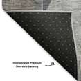 thumbnail image 5 of Addison Rugs Mayfield Premium Machine Washable Transitional Geometric Gray Rectangle Rug, 3' x 5', 5 of 7