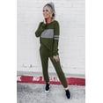 thumbnail image 4 of Conjunto Deportivo PRETTYGARDEN de 2 Piezas para Mujer Verde Militar XL, 4 of 5