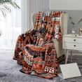 thumbnail image 3 of Cincinnati Throw Blanket, Football Fan Lovers Gifts, Football Gifts for Men Women, Super Cozy Blanket, Blanket 62"x52", 3 of 5