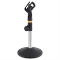 thumbnail image 4 of Bamboohart Support de Microphone de Bureau pour Microphone Base en Métal Support de Bureau pour Diffusion en Direct Conférence en Ligne, 4 of 7